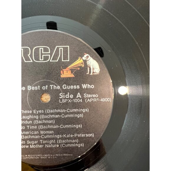The Best Of The Guess Who Vinyl Record LP Album 1969 Rock & Roll LSPX 1004 - Picture 5 of 5